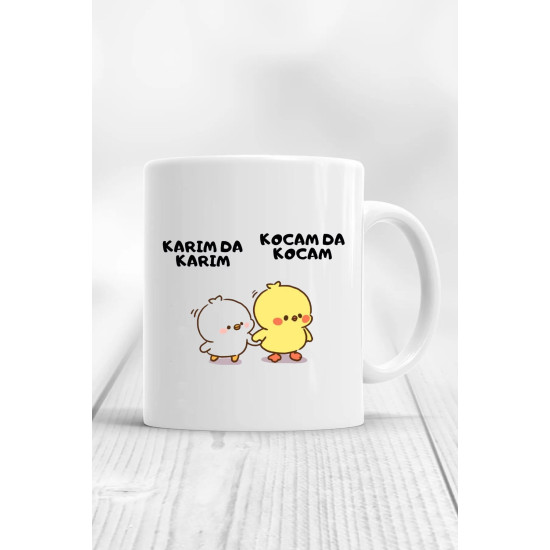 Karım da Karım Kocam da Kocam kupa bardak