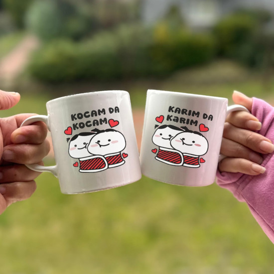 Karım da Karım Kocam da Kocam kupa bardak ÇS modeli
